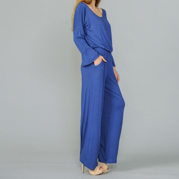 Long Sleeve Jumpsuit - Picture 3 of 5